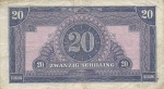 20 Austrijos šilingų.
