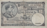 5 Belgijos frankai.