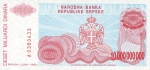 10000000000 Bosnijos ir Hercegovinos dinarų.