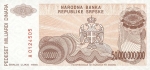 50000000000 Bosnijos ir Hercegovinos dinarų.