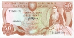 50 Kipro centų.	