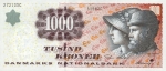 1000 Danijos kronų.