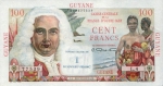 100 Prancūzijos Gvianos frankų.