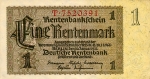 1 Vokietijos rentennmarkė.