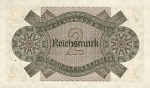 2 Vokietijos reichsmarkės.
