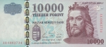10000 Vengrijos forintų.
