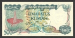 500 Indonezijos rupijų. 