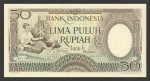 50 Indonezijos rupijų. 