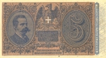 5 Italijos liros.