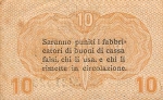 10 Italijos čentesimų.
