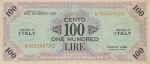 100 Italijos lirų.
