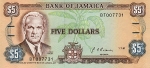 5 Jamaikos doleriia.
