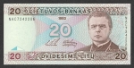 20 Lietuvos litų.