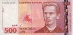 500 Lietuvos litų.