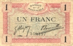 1 Martinikos frankas.