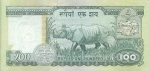 100 Nepalo rupijų.