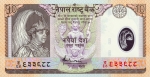 10 Nepalo rupijų.