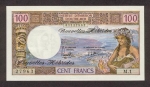 100 Naujųjų Hebridų salų frankų.