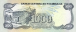 1000 Nikaragvos kordobų.