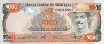 5000 Nikaragvos kordobų.