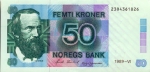 50 Norvegijos kronų.