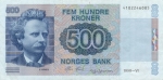 500 Norvegijos kronų.