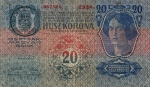 20 Rumunijos kronų.
