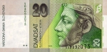 20 Slovakijos kronų.
