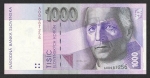 1000 Slovakijos kronų.