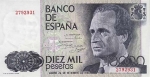 10000 Ispanijos pesetų.