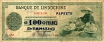 100 Taičio frankų.