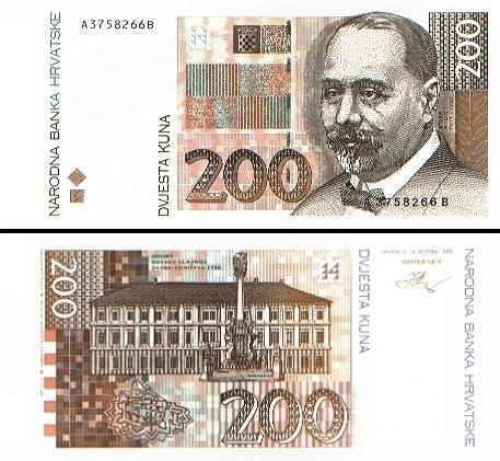 200 Kroatijos kunų.