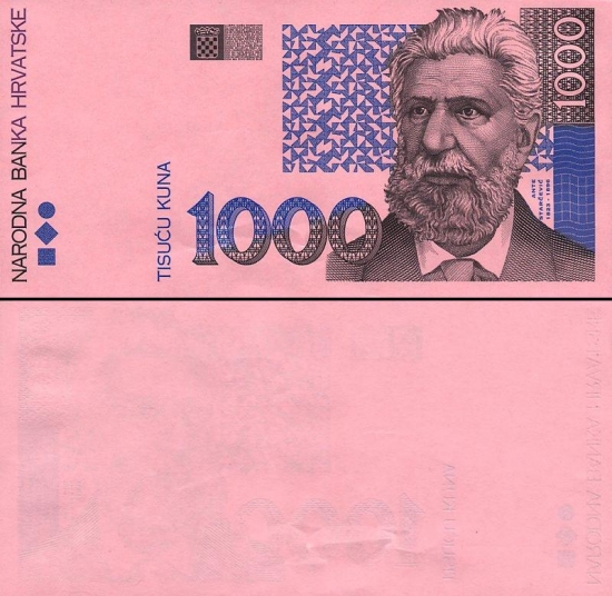 1000 Kroatijos kunų.