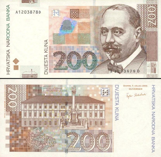 200 Kroatijos kunų.