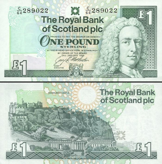 1 Škotijos svaras.