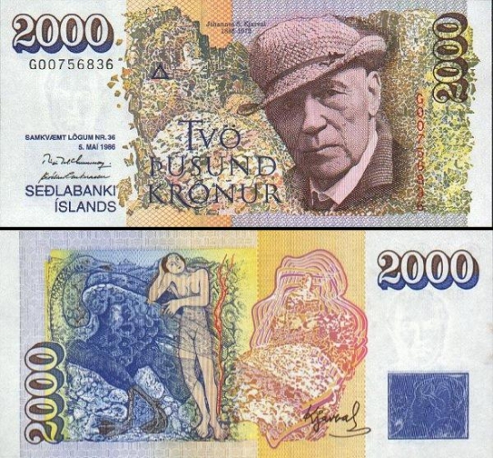 2000 Islandijos kronų.