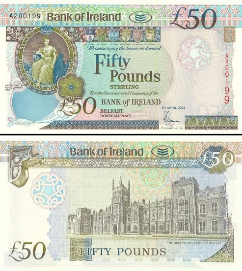 50 Šiaurės Airijos svarų.