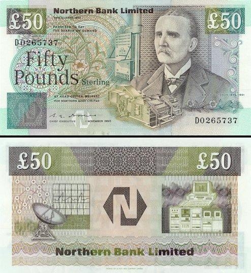 50 Šiaurės Airijos svarų.