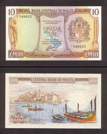 10 Maltos lirų.