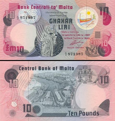 10 Maltos lirų.