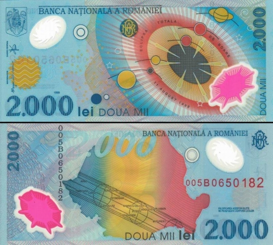 2000 Rumunijos lėjų.
