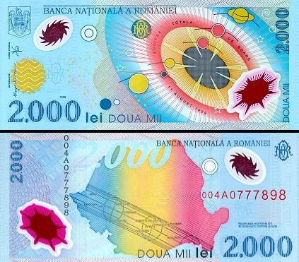2000 Rumunijos lėjų.