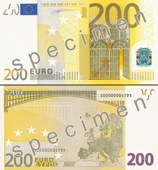 200 Eurų.
