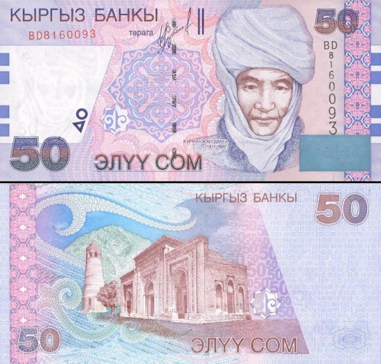 50 Kirgizijos somų. 