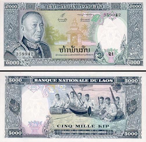 5000 Laoso kipų.