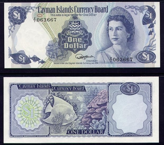 1 Kaimanų salų doleris.