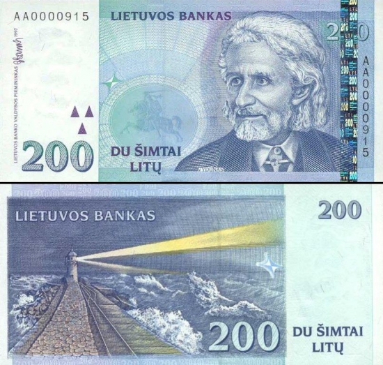 200 Lietuvos litų.