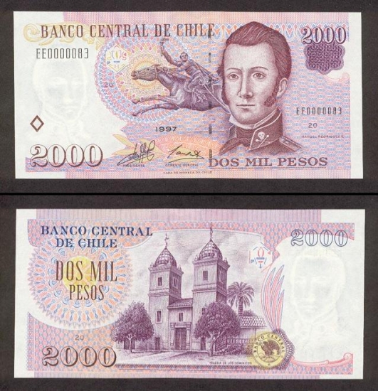 2000 Čilės pesų.