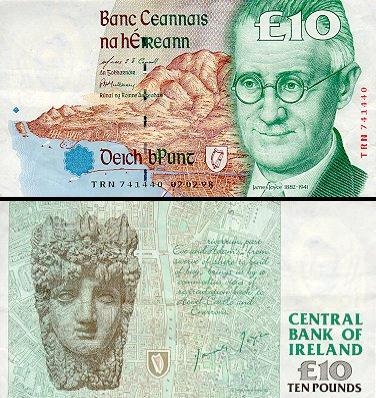 10 Airijos svarų.