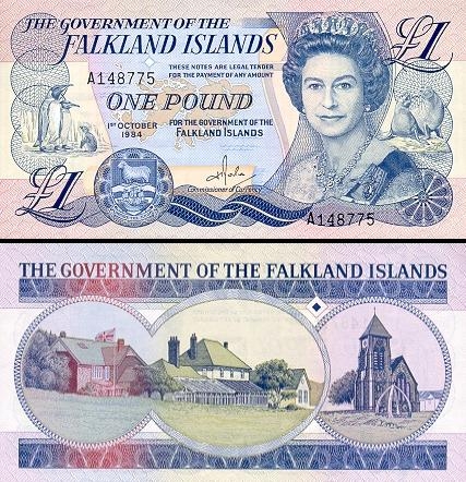 1 Falklando salų svaras.